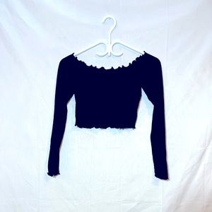 Black crop top (Garage Clothing)💜